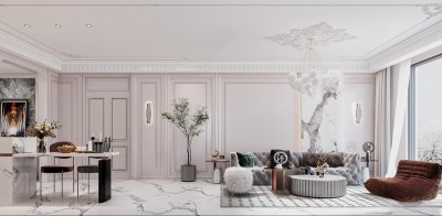 法式客餐厅3D模型下载